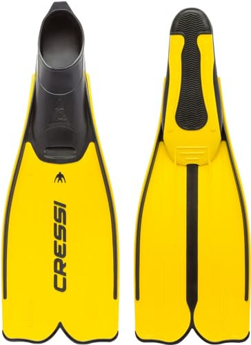 Cressi Unisex Flossen Rondinella, gelb, 29/30, CA181029