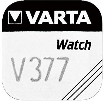 VARTA Watch Knopfzelle Uhrenbatterie Silberoxid V377 SR66 SR626 SG4 1er Blister