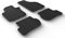 Gledring Satz Gummimatten kompatibel mit Volkswagen Golf V 2003-2008 / Jetta 2005-2011 / Golf VI 2008-2013 / Scirocco 2008- (T Profil 4-teilig + Runde&Ovale Montage-clips)