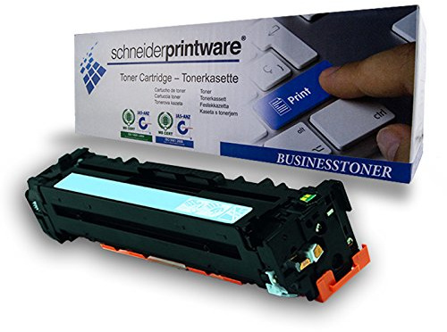 schneiderprintware kompatibel Toner 35% mehr Druckleistung ersetz CE401A 507A Cyan für HP LaserJet Enterprise 500 Color M551dn M551n M551xh M575dn M575f M575c M570dn M570dw / 8.000 Seiten