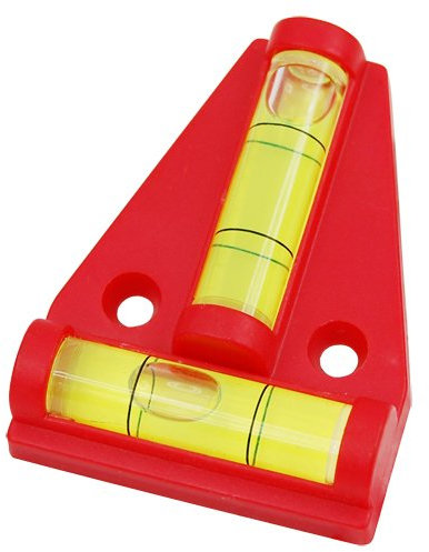 Smallwise Trading Mini Messgeräte Wasserwaage Kreuzwasserwaage 2 Wege Waage Messwaage Wohnwagen Anhänger Caravan für Auto Wohnmobil Wohnwagen