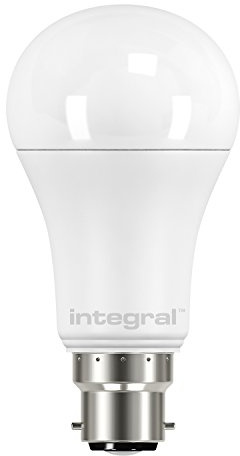 Integral LED 13.8w Classic Globe Light Bulb B22/BC 5000K Daylight/Cool White =100w Non-Dimmable