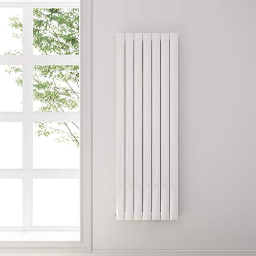 Design Flach Heizkörper 1600x539mm Weiß Paneelheizkörper Vertikal Mittelanschluss Doppellagig