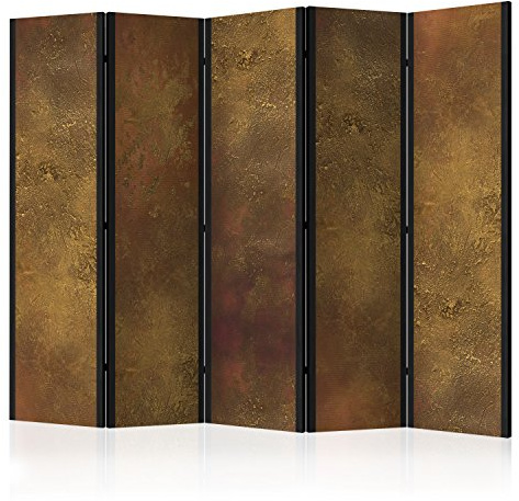 RAUMTEILER/PARAVENT B&D XXL - Abstrakt, 225x172 cm, 5-teilig, Wohnzimmer | Mobiler Sichtschutz, sofort einsatzbereit, Holzrahmen, ideal fürs Wohnzimmer oder Büro, geruchsneutral, lichtbeständig