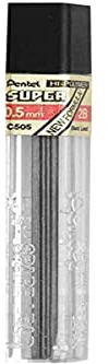 Pentel C505-2B Druckbleistift-Mine HI-POLYMER SUPER, Härtegrad: 2B