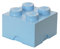 LEGO Aufbewahrungsstein 4 Medium Lt Royal Blue