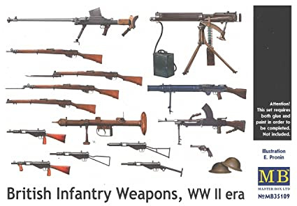 Masterbox 1:35 Scale British Weapons Set WWII Figure