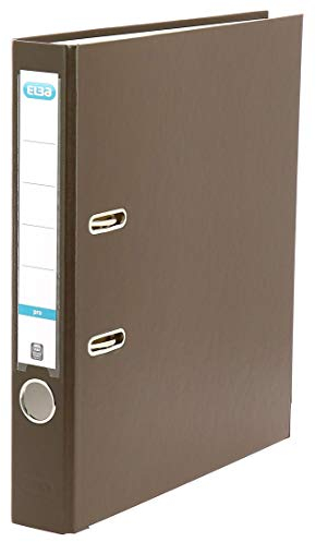 Elba Ordner A4, smart Pro, 5 cm schmal, Kunststoff außen, braun