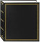 Pioneer TR-100/BK Fotoalbum, magnetisches 3-Ring-Album mit 100 Seiten, Schwarz