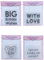 Crafty Impressions Stempel-Set für Geburtstagskuchen, Umarmungen und Küsse, mit Liebe und großem Geburtstag, transparent, Synthetisches Material, Mehrfarbig, 13.5x9x1.1 cm