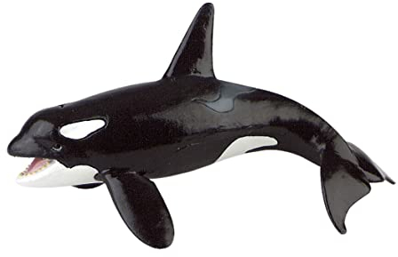 Bullyland 67409 - Spielfigur Schwertwal, ca. 16,5 cm große Tierfigur, detailgetreu, PVC-frei, ideal als kleines Geschenk für Kinder ab 3 Jahren