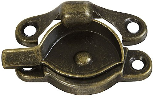 National Hardware N148-809 V600 Sash Lock in Antique Brass