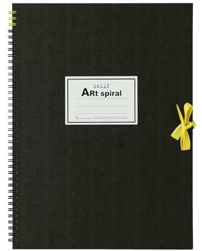 Maruman Art Spiral Sketch Book 13x9.5 - Black (japan import)