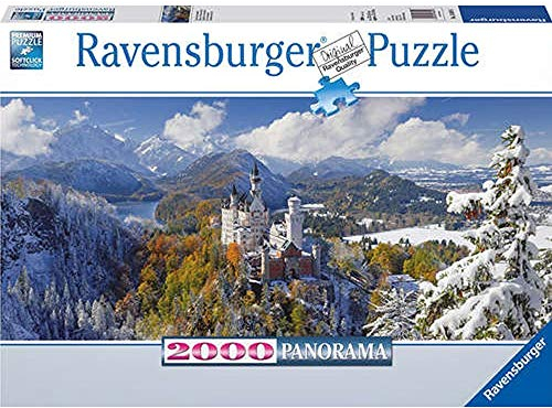 Ravensburger 16691 Neuschwanstein Herz Puzzle, Mehrfarbig/Meereswellen (Ocean Tides)