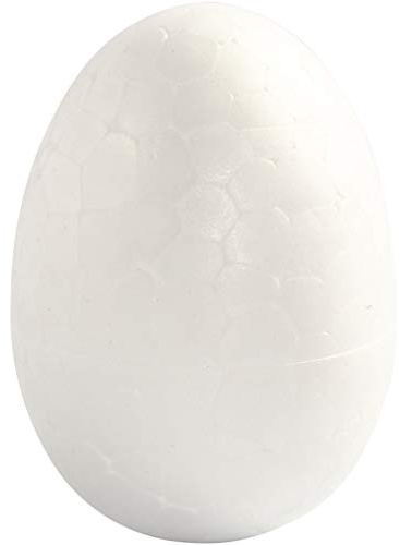 Eier H: 4,8 cm Styropor 100 Stück