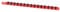 Ernst 18-Inch Socket Rail Organizer with 18 3/8-Inch Dura-Pro HD Clips, Red (8320-Red-3/8)