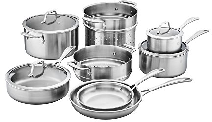 ZWILLING Spirit Stainless Stainless Steel Cookware Set, 12 pc