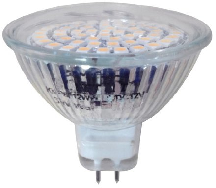 TEVEA MR16 GU5.3 3W Warmweiß 60SMD3528 12V