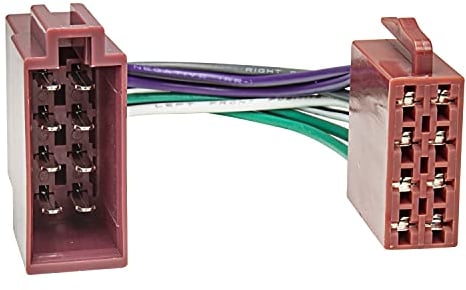 tomzz Audio 7000-006 ISO-Buchse auf ISO-Stecker Verlängerung Lautsprecher 8-pol. 18cm