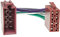 tomzz Audio 7000-006 ISO-Buchse auf ISO-Stecker Verlängerung Lautsprecher 8-pol. 18cm