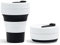 Stojo Collapsible Pocket Cup, Silikon, schwarz, 5 x 13 cm