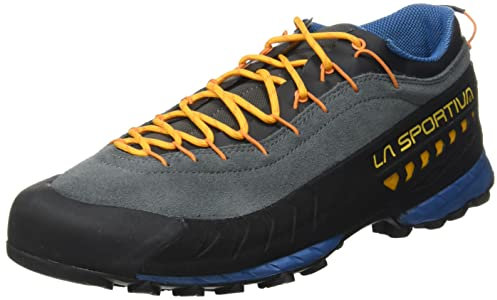 LA SPORTIVA M Tx 4 Blau - Leichter robuster Herren Leder-Approachschuh, Größe EU 43 - Farbe Blue - Papaya