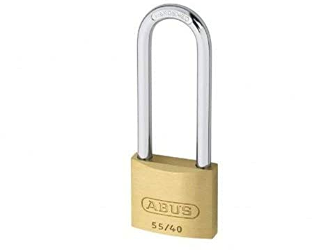 ABUS 55/40HB63 Cadenas en laiton à anse longue
