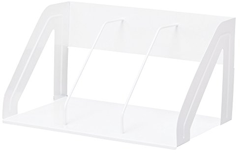 Lihit Lab. Buch Stand (Datei Sortiermaschine), 39,1 x 25,1 x 21,1 cm (a7345–24) weiß
