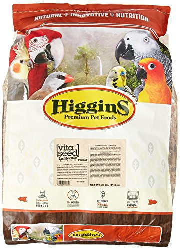Higgins 466147 Vita California Blend Food For Birds, 25-Pound