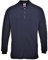 Portwest FR10 Flame Resistant Anti-Static Long Sleeve Polo Shirt Navy, X-Large
