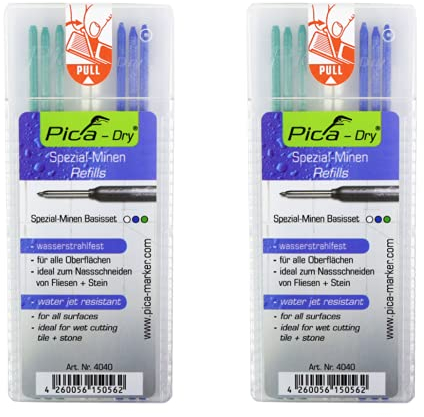 Pica Dry Special Nachfüll-Basis-Set, wasserstrahlbeständig, sortiert, 2 Stück