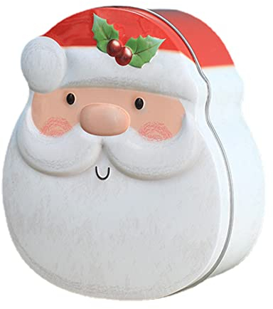 Luckxing Keksdose Weihnachtsmann Lebkuchenmann Weihnachtsbaum Pinguin Weihnachtsdose Plätzchendose Gebäckdose Keksdosen-Set Für Weihnachten, Plätzchendosen Set, Weihnachtliche Blechdosen Mit Deckel