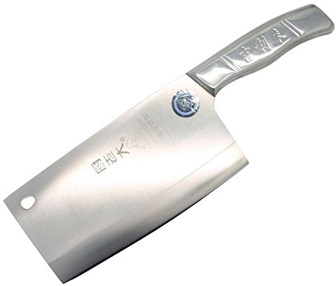 Starlet24 17,5 cm Edelstahl Hackmesser Küchenbeil Fleischbeil Küchenmesser Messer