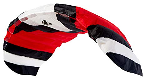 Wolkenstürmer® Paraflex Sport 2-Leiner Lenkmatte 2.3 (rot) - Flugfertige Lenkmatte mit Lenkbar – 230cm Zweileiner Lenkdrachen für Einsteiger
