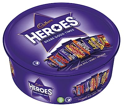 Cadbury Heroes 780g - ein Sortiment von Schokolade und Bonbons