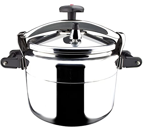 Magefesa Chef - Olla Express Profesional de 15 Litros, Fabricada en Aluminio, Apta para Gas, Vitrocerámica y Eléctrica, 3 Sistemas de Seguridad