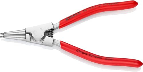 Knipex Pinza per Anelli di Sicurezza per Anelli di Sicurezza Esterni Su Alberi Cromata, Rivestiti in Resina Sintetica 140 Mm 46 13 A1