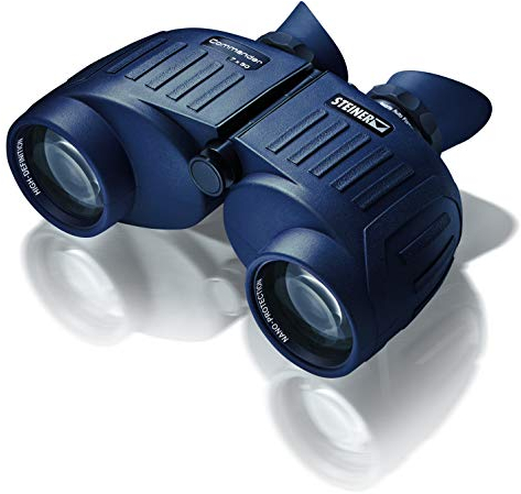 STEINER Marine-Fernglas Commander 7x50 - Qualitäts-Fernglas, 30 Jahre Garantie, kontrastreiche HD-Bilder, 145m Sehfeld, 10m druckwasserdicht, Spitzenklasse in jedem Gewässer