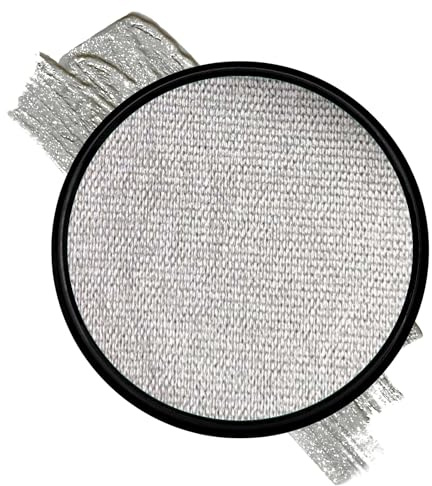 Mehron Makeup Paradise FX - METALLIC SILVER, Water-Activated Face Paint