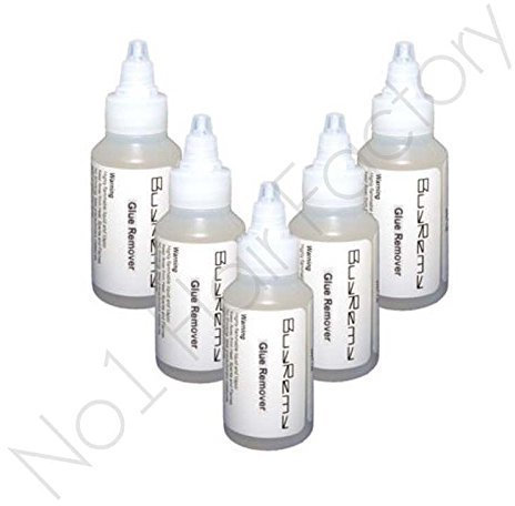 5 x 50ml / 250ml Hair Extensions Keratin/Silicon Bond Glue Remover