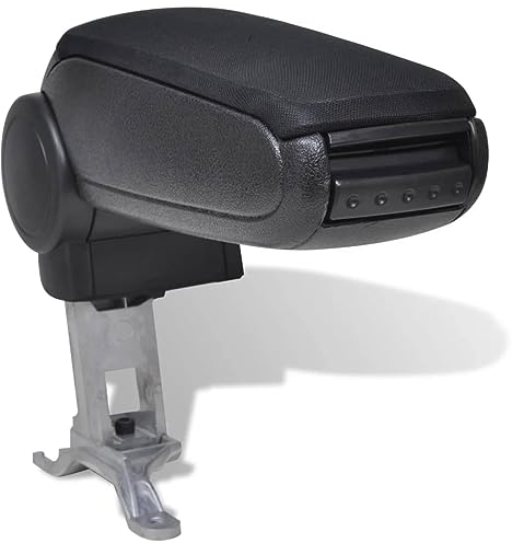 vidaXL Bracciolo Auto Centrale Nero Supporto Braccio Appoggio Poggiabraccio