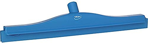 Vikan - Hygiene Vollfarb-Bodenabzieher - Mit festem Hals und Ersatzkassette - 500mm - Blau