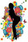 1art1 Schöne Frauen Pop Art Mädchen IV Selbstklebende Fototapete Poster-Tapete 180x120 cm