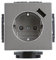 Busch-Jaeger 20EUCBUSB-866 Schuko USB-Steckdose Pur Edelstahl