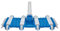 Productos QP 500332C - Limpiafondos Flexible, con cepillos Laterales, fijación Clip