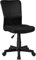 tectake® ergonomischer Bürostuhl, Schreibtischstuhl mit Rollen, Drehstuhl, Gaming Stuhl, Office Chair, Drehsessel, Möbel für Arbeitszimmer, und Jugenzimmer, PC, Computertisch - schwarz