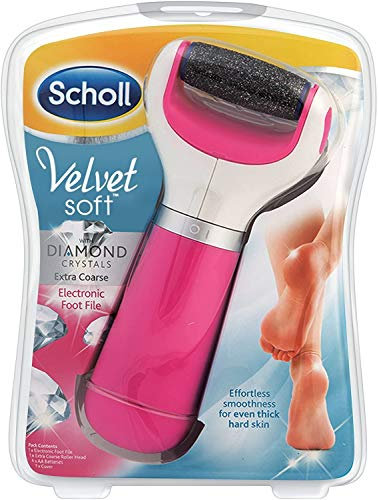 VELVET SOFT RULLO ROLL PROFESSIONALE PER PEDICURE PIEDI CALLI PELLE INDURITA TALLONI TESTA ROTANTE NO SCHOLL