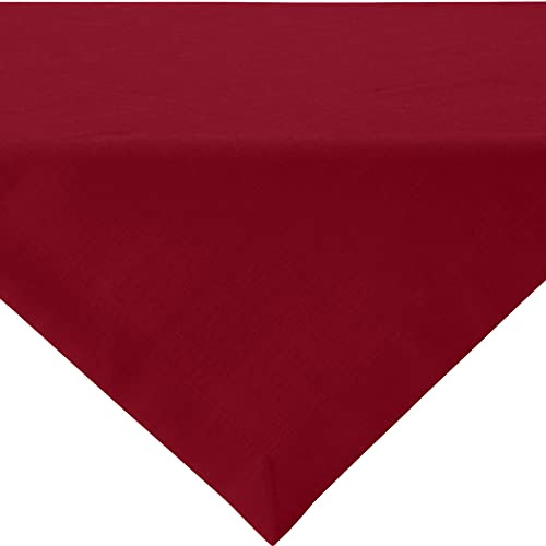 Sander Mitteldecke Loft fleckabweisend weinrot Größe 85x85 cm