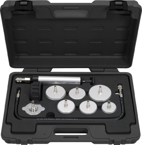 KS Tools 455.0110 Kühlsystem-Prüfgerät LKW, 9-tlg.