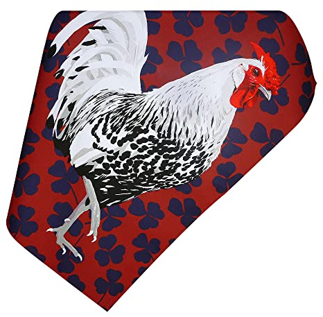 Leslie Gerry Rooster Design Tea Towel